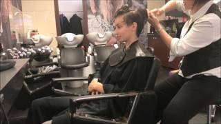 Vlog Hair Transformation elle passe de cheveux long a coupe garçonne [upl. by Helen]