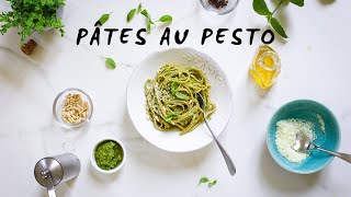 Véritables pâtes au pesto de basilic [upl. by Enella]