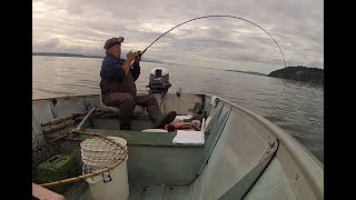 Solo Lingcod fishing trip Uncut out amp in [upl. by Nollat]