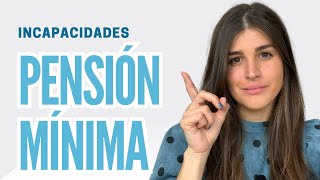 Cuantía Pensiones Mínimas Incapacidad Permanente 2024 [upl. by Caravette]