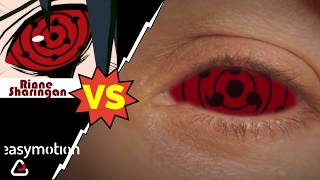 REAL LIFE Anime Eyes Naruto edition  Rinnegan Rinne Sharingan sharingan Boruto Dōjutsu [upl. by Thorwald]