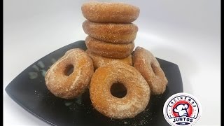 Receta de Como hacer Donas caseras [upl. by Ahsekad]