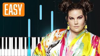 Netta  quotToyquot 100 EASY PIANO TUTORIAL [upl. by Adena]