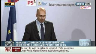 Harlem Désir  «Nous avons réussi les primaires jusquau bout»  Le Figaro [upl. by Alcott]