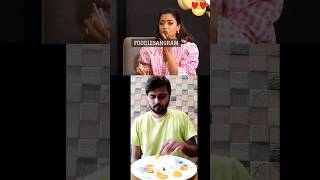 Rashmika Mandanna Favourite Weird Food Combination 😲❤️ shorts rashmikamandanna [upl. by Blatman368]