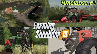 From STAPPENBACH to HOLLANDSCHEVELD 🚜💨 FS19  Timelapse 1 Hollandscheveld [upl. by Jarrad]