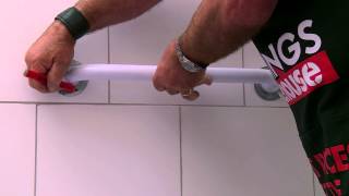 How To Install Bathroom Grab Rails  DIY At Bunnings [upl. by Betteann]