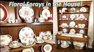 Collecting Vintage Floral Sprays Patterned China and Porcelain [upl. by Lyrrehs]