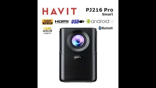 HAVIT PJ216 Pro Smart Projeksiyon Cihazı Demosu [upl. by Anilatac847]