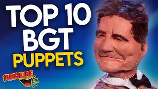 Top 10 BGT PUPPET Auditions Funny Ventriloquists [upl. by Redfield]