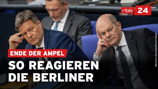 So reagiert Berlin auf das AmpelAus [upl. by Nalyk]