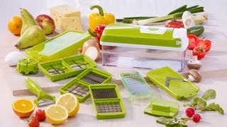 One Step Precision Cutting  Nicer Dicer Plus [upl. by Ardnek949]