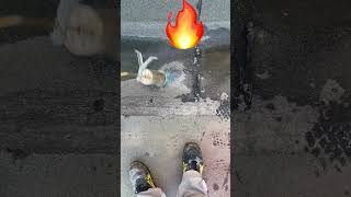 FIRE 🔥 muratore artigianato cantiere construction experiment foryou tutorial trucchi [upl. by Eicnan]