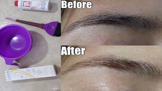 How to lighten your Eyebrows at home l NO BLEACH l GlamWithSiSi [upl. by Eneleoj]