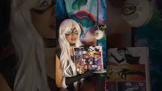 Black Cat Felicia Hardy Reads About the Spiderverse comicbookreading [upl. by Rabma]