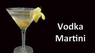 Perfect Vodka Martini Cocktail Recipe [upl. by Pattison]