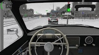 City Car Driving  GAZ21 [upl. by Yennep]