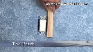 How to Fix Drywall  Electrical Box Patch  Drywall Repair  Part 1 of 2 [upl. by Geri217]