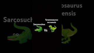 Sarcosuchus vs tyrannosaurus mcraensis [upl. by Salvadore]