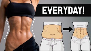 DO THIS EVERYDAY FOR 2 WEEKS Lower Abs Muffin Top amp Waist Love Handles Workout No Equipment [upl. by Nyrek]