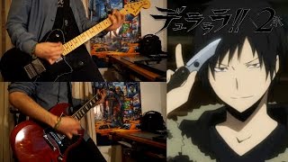 Durarara×2 Ketsu デュラララ×2 結 OP Guitar Cover [upl. by Ycnuahc682]