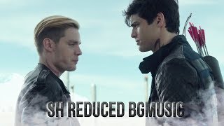 Shadowhunters Reduced BGMusic 01x03  Alec and Jace fight over Clary again [upl. by Nodroj380]