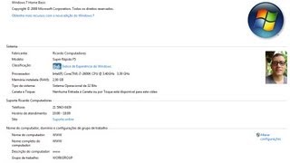Windows 7 Incluir Informações em Propriedades do Sistema [upl. by Edia]