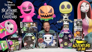 Nightmare Before Christmas Official Movie Trailer Toys amp Advent Calendar AdventureFun Toy review [upl. by Schmidt]