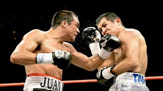 Juan Manuel Márquez vs Marco Antonio Barrera  Highlights LEGENDS COLLIDE [upl. by Zebulen350]