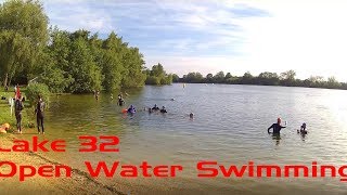 Open Water Swimming at Lake 32  Triathlon Matt [upl. by Martino]