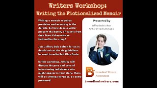 Workshop Writing the Fictionalized Memoir [upl. by Adlesirc]