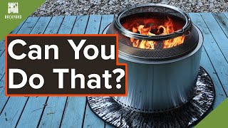 Can You Put a Solo Stove on a Wood Deck [upl. by Sotnas]