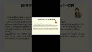 chapter Differential Association theory [upl. by Einnek]