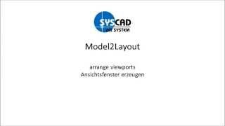 AutoCAD App model2layout  AnsichtsfensterReihe [upl. by Nuri]