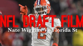 Film Room Nate Wiggins Vs Florida State [upl. by Krischer540]