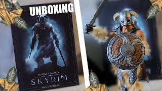 Skyrim Dragonborn Deluxe PureArts Figure Unboxing  Overview [upl. by Iew]