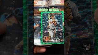 JACKSON HOLLIDAY GREEN CRACKLE 2024 TOPPS UPDATE sportscards topps baseball rookiecard [upl. by Annagroeg769]