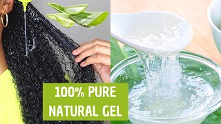 How To Make Pure Aloe Vera Gel amp Store it For Months With No Preservatives  DIY [upl. by Hough]