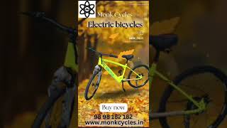 monkcycles electricbycycle acceleratorbicycles bettryBicycles electricvehicle bicyclestore [upl. by Noivaz]