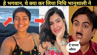 Nidhi Bhanushali के नय लुक पर लोगों ने किया थू थू  tmkoc [upl. by Buote254]