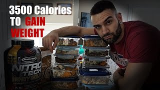 3500 Calorie Meal Plan  Weight GAIN Meal Plan  MealByMeal Breakdown [upl. by Alanah113]