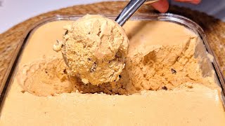 Delicious homemade coffee ice cream with walnuts Very easy recipe in 5 minutes [upl. by Solahcin809]