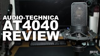 AudioTechnica AT4040 Condenser Mic Review  Test [upl. by Regor]