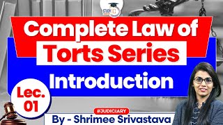 Law of Torts  Lecture 1  Introduction  LLB  BALLB [upl. by Priest]