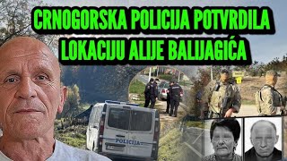 CRNOGORSKA POLICIJA POTVRDILA LOKACIJU OSUMNJIČENOG ZA UBISTVO EVO GDE SE NALAZI ALIJA BALIJAGIĆ [upl. by Yerkovich]