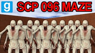 SCP096 IN A GIANT MAZE  Garrys mod Sandbox [upl. by Hcone874]