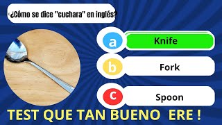 Test de los utensilio de cocina en ingles en INGLÉS 🐬🐶  Trivia de utensilio de cocina en Inglés 🤓 [upl. by Airebma]