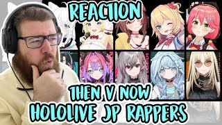 Hololive JP Rappers Then VS Now  Hololive Clips  Laverick Reacts [upl. by Yrollam293]