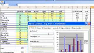 maken van een kolomgrafiek in excel [upl. by Aihtniroc]