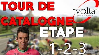 Pro Cycling Manager 2017  Tour De Catalogne 2018  Etape 1 2 et 3 [upl. by Eppes]